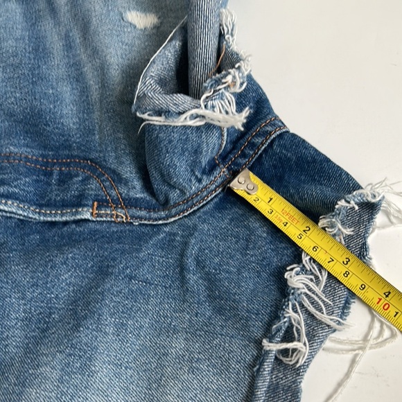 Levis 501 button fly 5 pocket cutoff shorts jean shorts - Picture 12 of 15